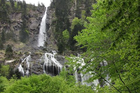 La cascade d'Ars au-dessus d'Aulus-les-Bains